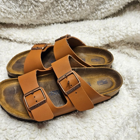 Birkenstock Arizona Birko-flor Soft Footbed Slide Sandals sz 39 - Picture 5 of 9